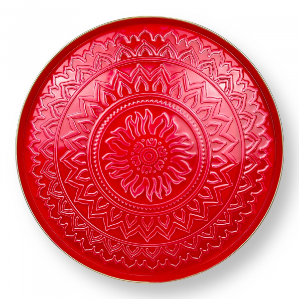 Tablett Vitoria Ø 60 cm – Klappbarer Tabletttisch im marokkanischen Design